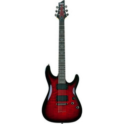 Schecter Demon-6 Ηλεκτρική Κιθάρα ST Style με Μαγνήτες HH & Ταστιέρα Rosewood Crimson Red Burst