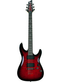 Schecter Demon-6 Ηλεκτρική Κιθάρα ST Style με Μαγνήτες HH & Ταστιέρα Rosewood Crimson Red Burst
