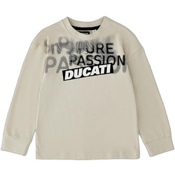 Ducati Παιδικό T-Shirt Μακρυμάνικο Μπεζ GH608-421