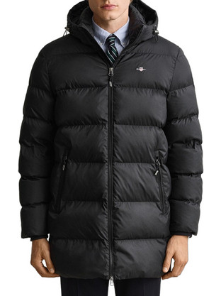Gant Ανδρικό Μπουφάν Χειμωνιάτικο Puffer Μαύρο 3G7006662-005
