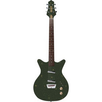 Danelectro Golden 1950's Ηλεκτρική Κιθάρα Double Cut με Μαγνήτες SS & Ταστιέρα Rosewood Green