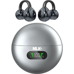 MLK+ Q71 AI Ακουστικά Bluetooth Open Ear Silver