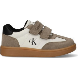 Calvin Klein Παιδικά Sneakers Καφέ Μπεζ V1X9-83443-0318-Y746