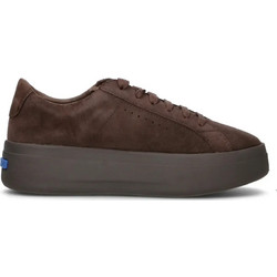 Geox Γυναικεία Sneakers Flatforms Σοκολατί D658JA 02232 C6005