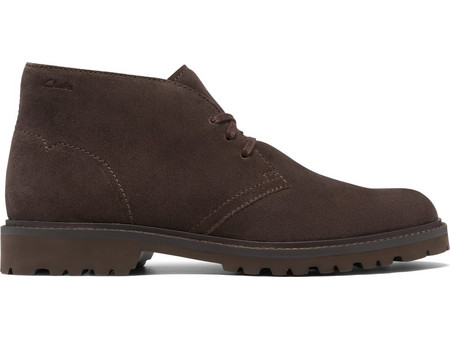 Clarks Berwick Ανδρικά Μποτάκια Suede Καφέ 26327461
