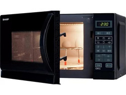 Sharp 4974019744391 Φούρνος Μικροκυμάτων με Grill 25lt Μαύρος