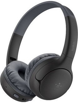 Belkin Soundform Mini 2 Ενσύρματα & Ασύρματα Bluetooth Ακουστικά Over Ear Μαύρα