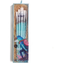 HIMI Little Bird Blue Σετ Πινέλα Ζωγραφικής 5τμχ BSC329