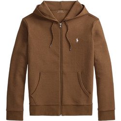 Polo Ralph Lauren Ανδρική Ζακέτα Φούτερ με Κουκούλα και Φερμουάρ Καφέ 710881517-519