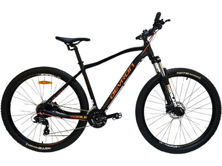 Devron Riddle M2.7 2025 Mountain Bike 27.5" Αλουμινίου με 18 Ταχύτητες και Δισκόφρενα Μαύρο Κόκκινο
