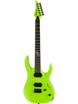Solar Guitars A2.6 LN Ηλεκτρική Κιθάρα ST Style με Μαγνήτες HH & Ταστιέρα Ebony Lemon Neon Matte