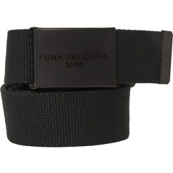 Funky Buddha Ανδρική Ζώνη Υφασμάτινη Μαύρη FBM013-059-10