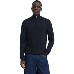 Blend Ανδρικό Πουλόβερ με Φερμουάρ Navy Μπλε 20720817