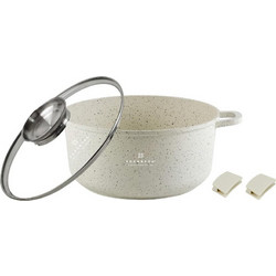 Edenberg Κατσαρόλα Αλουμινίου Μαρμάρου 22cm 3.3lt