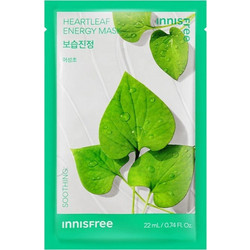 Innisfree Heartleaf Energy Sheet Μάσκα Προσώπου για Ενυδάτωση & Καταπράυνση 22ml