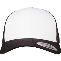 Flexfit Καπέλο Jockey με Δίχτυ Snapback Υφασμάτινο Λευκό 6606CF-00493