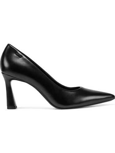 DKNY Γόβες Δερμάτινες με Λεπτό Ψηλό Τακούνι Μαύρες K3628692-0071