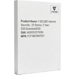 F-SECURE Internet Security για 25 Συσκευές και 2 Έτη Χρήσης (Ηλεκτρονική Άδεια)