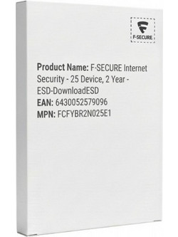 F-SECURE Internet Security για 25 Συσκευές και 2 Έτη Χρήσης (Ηλεκτρονική Άδεια)
