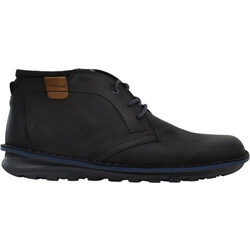 Fluchos Alvin Ανδρικά Μποτάκια Δερμάτινα Μαύρα F2527