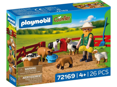 Playmobil Country Βοσκός με το Κοπάδι του για 4+ Ετών 72169
