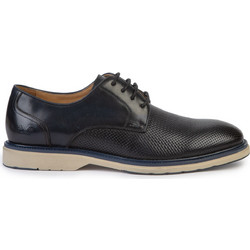 Versace 19V69 Ανδρικά Σκαρπίνια Derby Δερμάτινα Navy Μπλε YO-S660E02