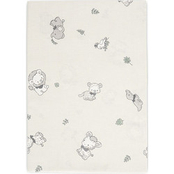 Lorelli Βρεφικό Σεντόνι Κούνιας Βαμβακερό 100x150 Jungle Beige