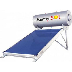 Mastersol LP160-2 Ηλιακός Θερμοσίφωνας 160lt 2m² Glass Διπλής Ενέργειας Χαμηλού Ύψους