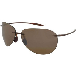 Maui Jim MJ0421S 002 Ανδρικά Γυαλιά Ηλίου Οβάλ Μεταλλικά Καφέ με Καφέ Φακό