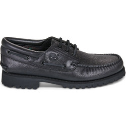 Timberland Ανδρικά Μοκασίνια Boat Shoes Δερμάτινα Μαύρα TB0A2PDQANI1