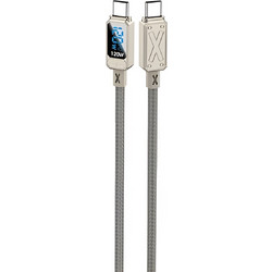 KLGO S-147 Braided USB-C to USB-C 120W 1.2m Beige