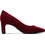 Tamaris Γόβες Suede με Χοντρό Χαμηλό Τακούνι Μπορντό 1-22455-47-537