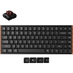 Keychron K3 Ultra 8K Ασύρματο Μηχανικό Gaming Πληκτρολόγιο TenKeyLess με Keychron Milk POM Brown Διακόπτες RGB Black
