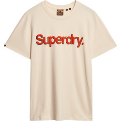 Superdry Ανδρικό Αθλητικό T-Shirt Μπεζ M1012197A-1LG