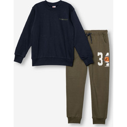 Funky Παιδικό Σετ Φόρμας Navy Μπλε Χακί 227-117138-1