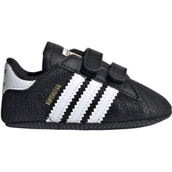 Adidas Superstar Βρεφικά Sneakers Αγκαλιάς Μαύρα JH9971