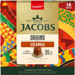 Jacobs Κάψουλες Espresso Colombia Συμβατές με Μηχανή Dolce Gusto 16τμχ