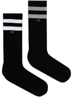 Calvin Klein Ανδρικές Κάλτσες Ψηλές Μαύρες 2Pack 701218711-001
