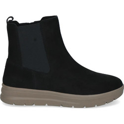 Caprice Γυναικεία Μποτάκια Chelsea Suede Μαύρα 9-25300-47-008