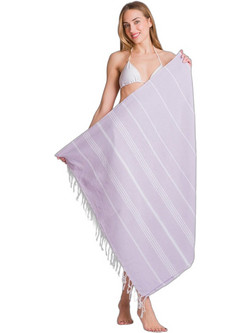 Rima Πετσέτα Παρεό Θαλάσσης Λιλά 90x170cm 2207-10