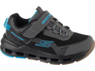 Skechers Glide Step Παιδικά Sneakers Ανθρακί Γαλάζια 404162L-CCBK