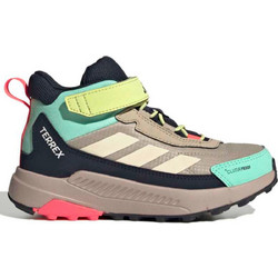 Adidas Terrex Anylander Παιδικά Αρβυλάκια Μπεζ Τιρκουάζ Φούξια Αδιάβροχα με Σκρατς KJ2672