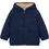 Mayoral Παιδικό Μπουφάν Χειμωνιάτικο Puffer Navy Μπλε Μπεζ 16-04470-044
