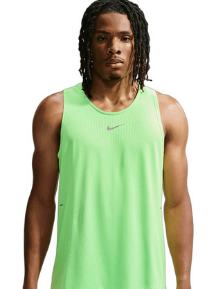 Nike Stride Dri-FIT ADV Running Ανδρικό Αθλητικό T-Shirt Lime IM5148-702