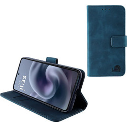 Lime Essential Wallet Θήκη Σκούρο Μπλε (Moto G17 XT2623-2)
