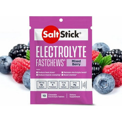 Saltstick Electrolyte FastChews Mixed Berries 10 Μασώμενα Δισκία