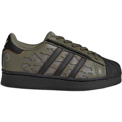 Adidas Superstar Παιδικά Sneakers με Φωτάκια Χακί Μαύρα KJ6798