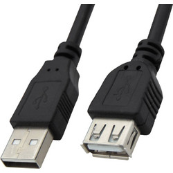 Lancom 04.001.0339 Καλώδιο USB-A Male 2.0 to USB-A Female 0.8m Black 5τμχ
