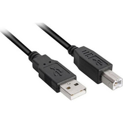 Sharkoon Καλώδιο USB-A Male 2.0 to USB-B Male 3m Black 4044951015276