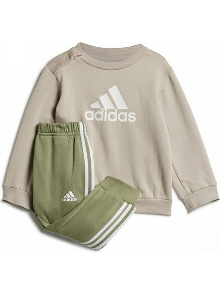 Adidas Βρεφικό Σετ Φόρμας Χειμωνιάτικο Μπεζ Πράσινο Mint IZ4978